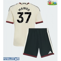Manchester United Kobbie Mainoo #37 Tredjedraktsett Barn 2026-27 Kortermet (+ Korte bukser)
